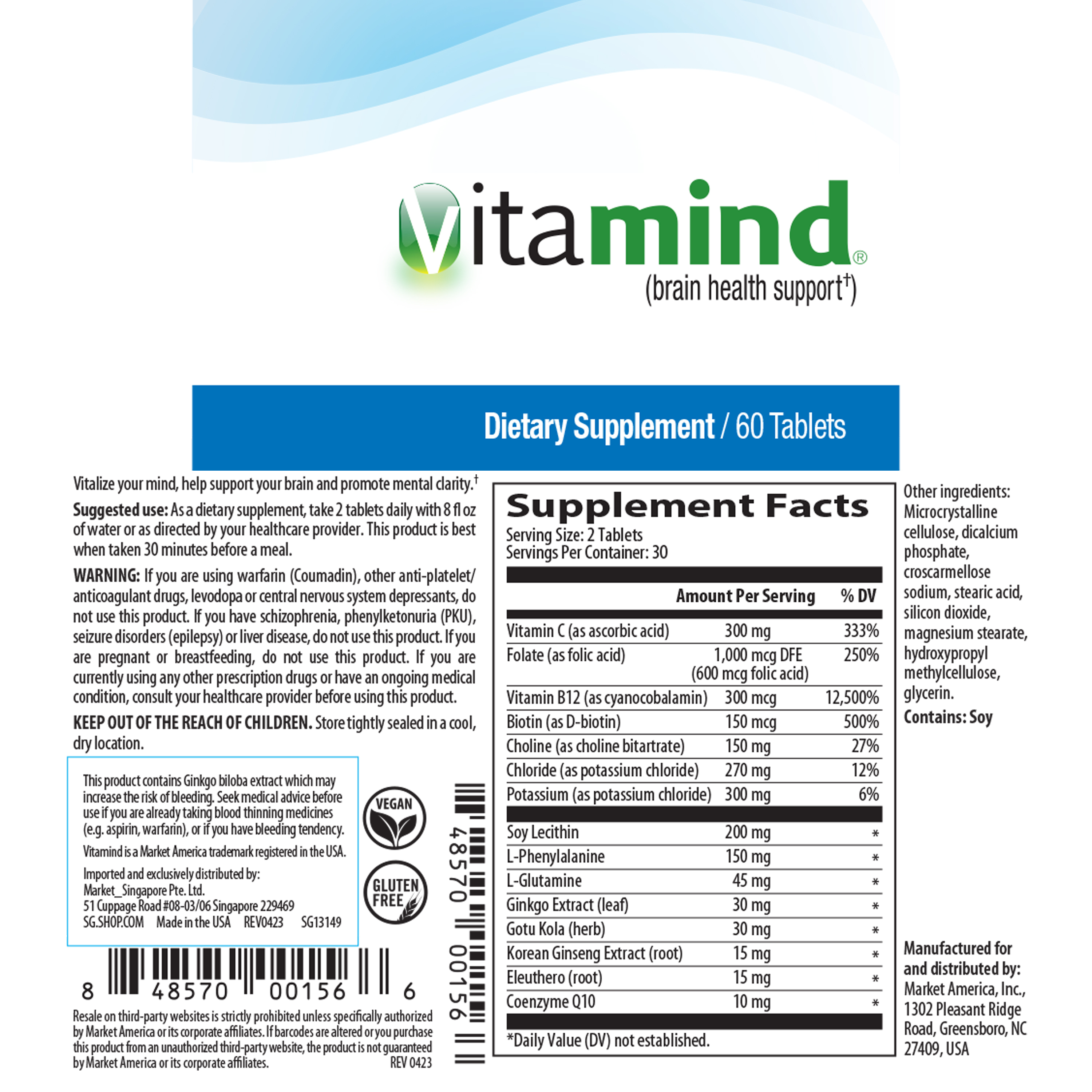 Vitamind&#8482; Mind Enhancement Formula alternate image