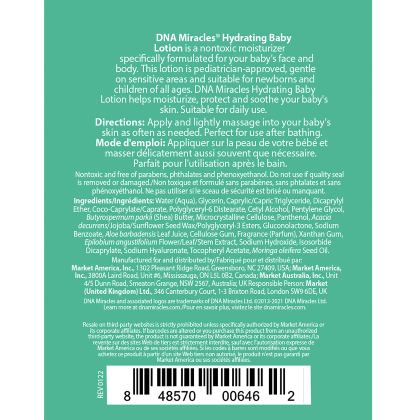 DNA Miracles&trade; Natural Hydrating Baby Lotion alternate image