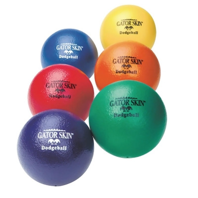 S&S Worldwide Gator Skin Foam Dodgeballs - Easy Grip Starter Balls, Soft - Low Density Foam Core for No Sting, Durable Coating, Tear and Puncture Resistant, Small 6