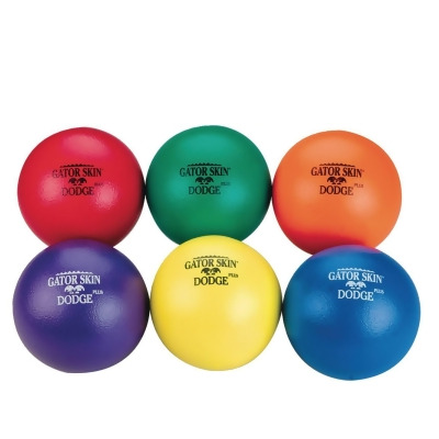 S&S Worldwide Gator Skin Middle School Dodgeballs. Assorted Color 6.5