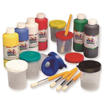 WASHABLE TEMPERA PAINT: BLACK 16OZ - Creative Kids