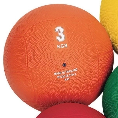 Rubber Medicine Ball, 6.6 lb 