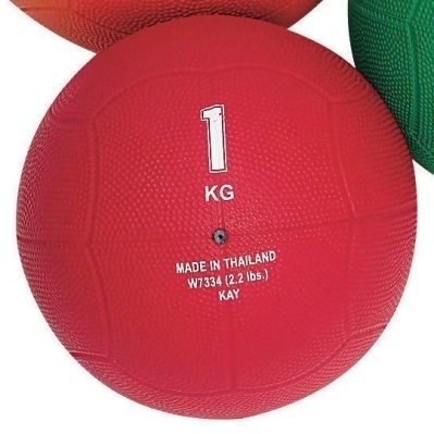 Rubber Medicine Ball, 2.2 lb 