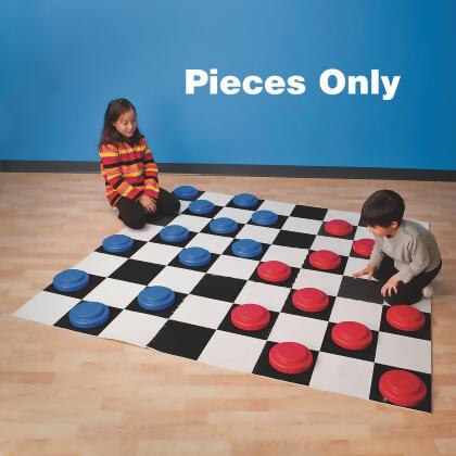 Jumbo Checker Pieces (Pack of 24) 