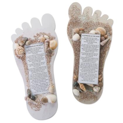 Footprints in the Sand Craft Kit (Pack of 24) 