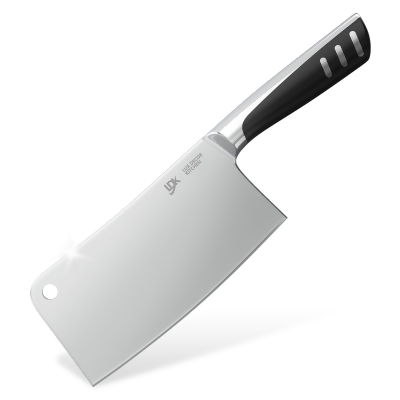 Lux Decor Collection Professional Meat Cleaver 7 Inch Butcher Knife Heavy Duty Extra Sharp Chopper for Home Kitchen Restaurants 