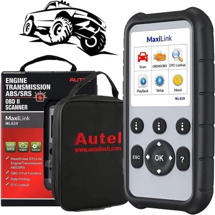 Autel ML629 Auto Diagnostic Tool ABS SRS Airbag Engine OBD2 Code Reader Scanner 