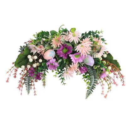 Rustic Artificial Floral Swag Pendant 