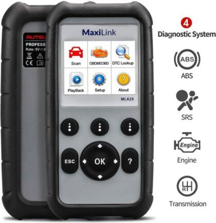 Autel ML629 Auto Diagnostic Tool ABS SRS Airbag Engine OBD2 Code Reader Scanner alternate image