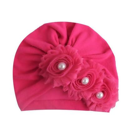 Baby Girls Floral Turban Cap alternate image