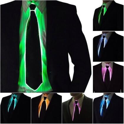 Flashing Cosplay LED Tie alternate image