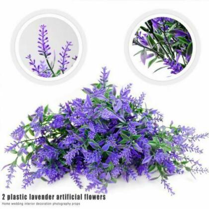 8 Bundles Artificial Flowers alternate image