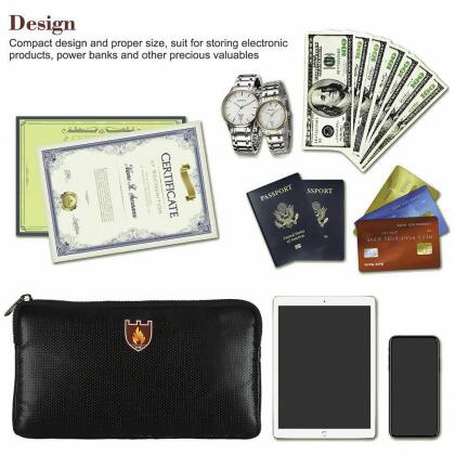 Fireproof Waterproof Document Envelope File Pouch Case alternate image