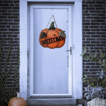 Pumpkin Welcome Sign Door Hanging Ornaments alternate image