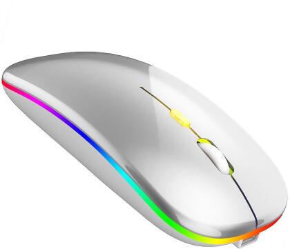 Wireless Tooth Mouse For Ipad Macbook Air/Mac/Pc/Laptop (Silver) alternate image