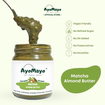 AyoMayo Matcha Almond Butter (Chunky) 