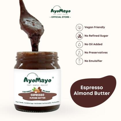 AyoMayo Espresso Almond Butter (Chunky) 