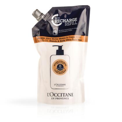 L`OCCITANE 歐舒丹 乳油木保濕潔手沐浴乳補充包500ml 