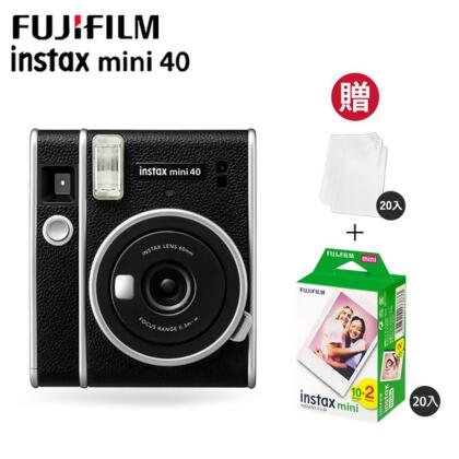 【贈空白底片2卷+透明保護套20入】富士 FUJIFILM instax mini 40 復古型拍立得相機 公司貨 