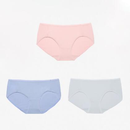 華歌爾-55週年活動褲包 M-LL中低腰包臀三角褲包(三件裝) 