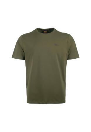 EXHAUST Plain Round Neck T-Shirt [Regular Fit] (A) 1393 