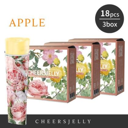 CheersJelly举杯低卡蒟蒻冻【苹果3盒】 