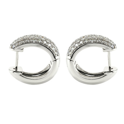 MACY – Micro Pave Hoops alternate image