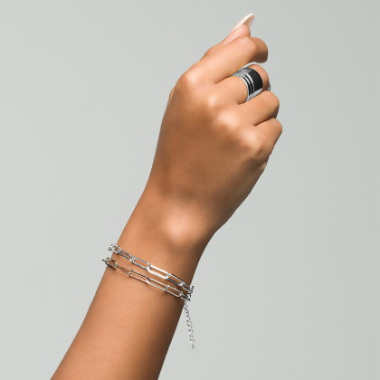 JUSTINE - Paperclip Bracelet alternate image