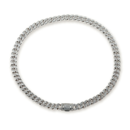 SELENA – Pave Cuban Link Chain alternate image