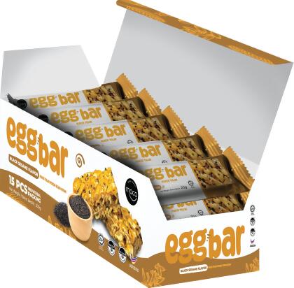 Egg Bar Black Sesame , 20g x 15 sachet - Soggy Texture 