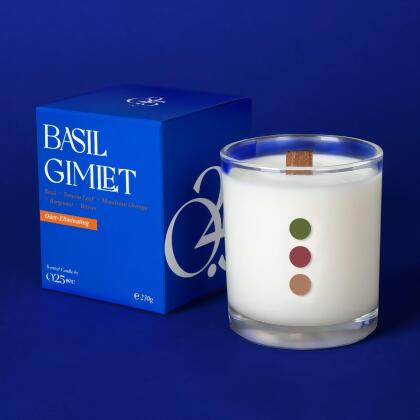 Basil Gimlet 230g Natural Soy Wax Candle 