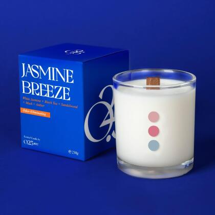 Jasmine Breeze 230g Natural Soy Wax Candle 