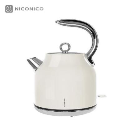 【NICONICO】1.7L復古美型不鏽鋼快煮壺NI-L2304 - 