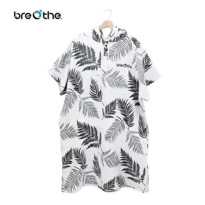 BREATHE水呼吸 12-B 快乾印花毛巾衣-盛夏棕梠 