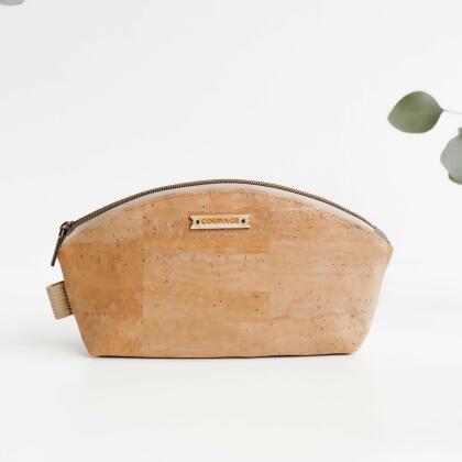 RULE BREAKER zippered pouch | NATURAL 