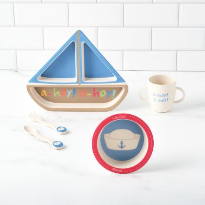 Sailboat Shaped Dinner Set 