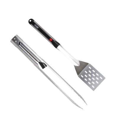 Grillight 2-Piece Gift Set - LED Spatula & Smart Tongs Combo 