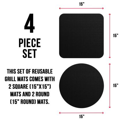 GrillMats by Grillight (4pk) alternate image