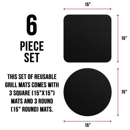 GrillMats by Grillight (6pk) alternate image