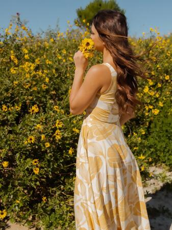 Lily Midi Dress | Poppies alternate image