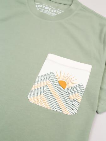 Rainbow Mountains Pocket Tee alternate image