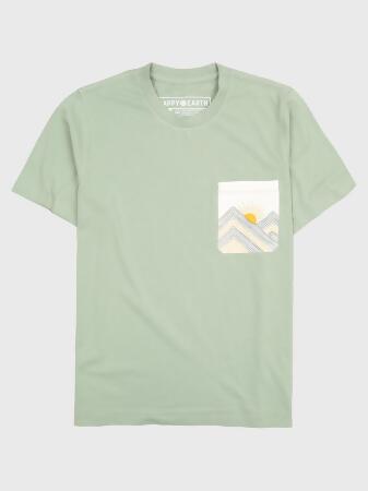 Rainbow Mountains Pocket Tee alternate image