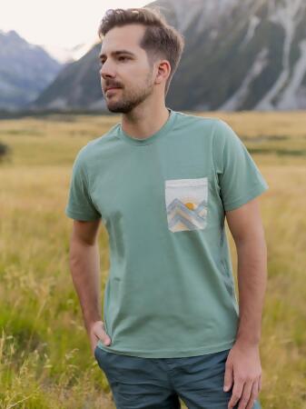 Rainbow Mountains Pocket Tee alternate image