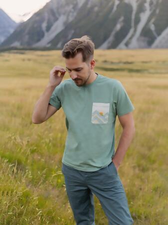 Rainbow Mountains Pocket Tee alternate image