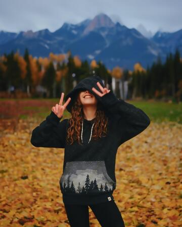Starlit Night Hoodie alternate image