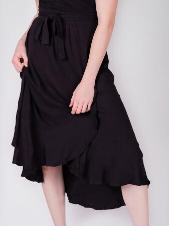 Ruffle Wrap Dress | Eclipse alternate image