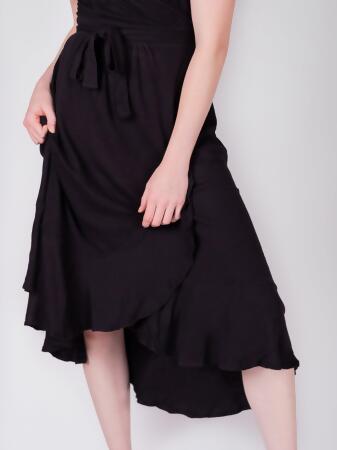 Ruffle Wrap Dress | Eclipse alternate image