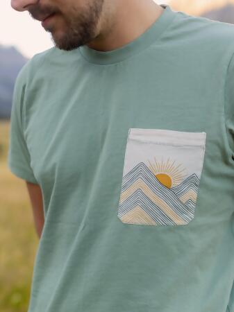 Rainbow Mountains Pocket Tee alternate image