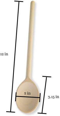 Mr. Woodware - Craft Wooden Spoons Bulk – 12 Inch – Set of 24 alternate image
