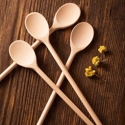 Mr. Woodware - Craft Wooden Spoons Bulk – 12 Inch – Set of 24 alternate image
